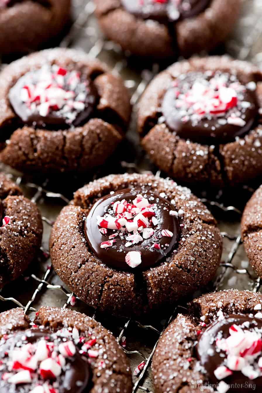 Chocolate Peppermint Thumbprints - detail 3