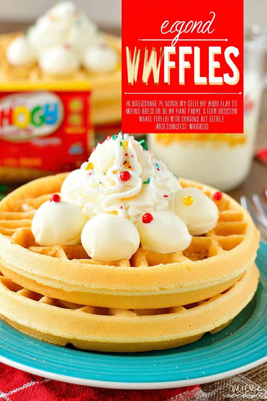 Eggnog waffles - detail 2