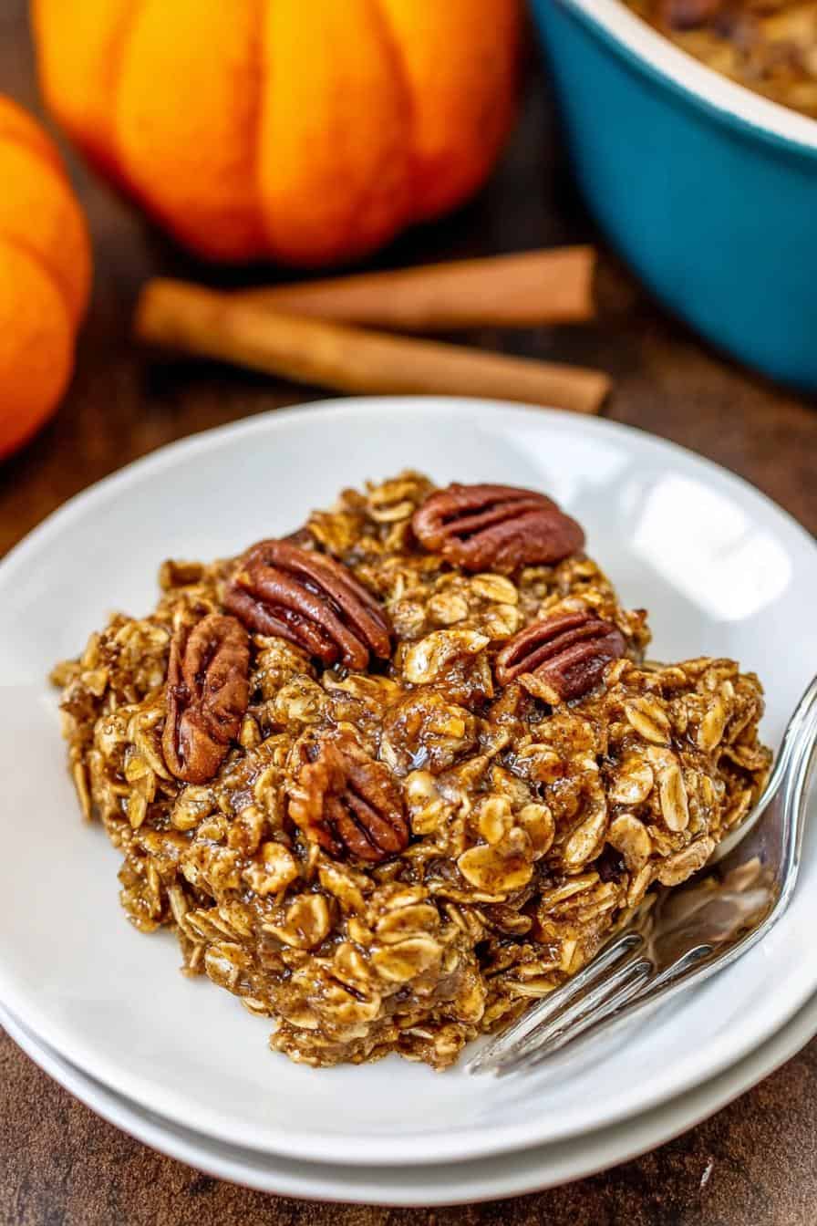 Pumpkin Spice Baked Oatmeal - detail 2
