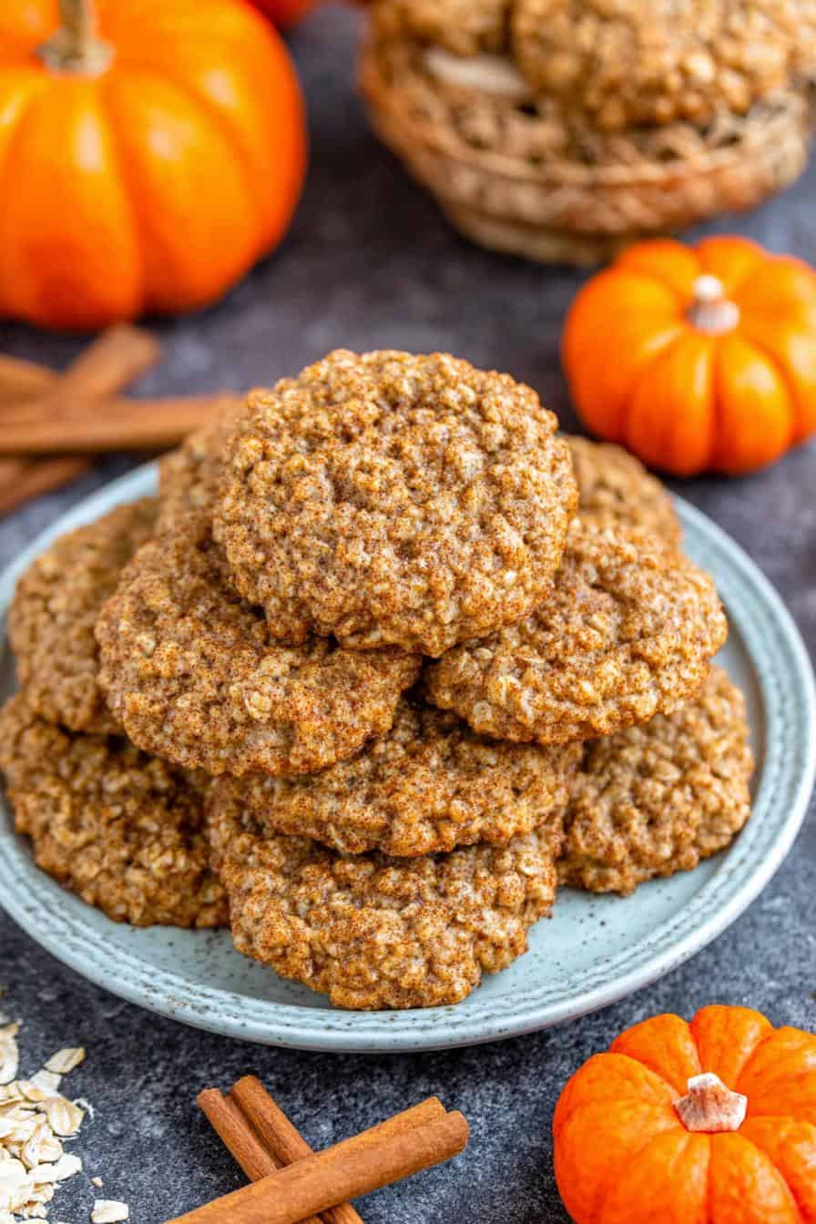 Pumpkin Spice Oatmeal Cookies - detail 2