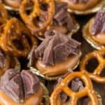 Pumpkin Spice Pretzel Turtles