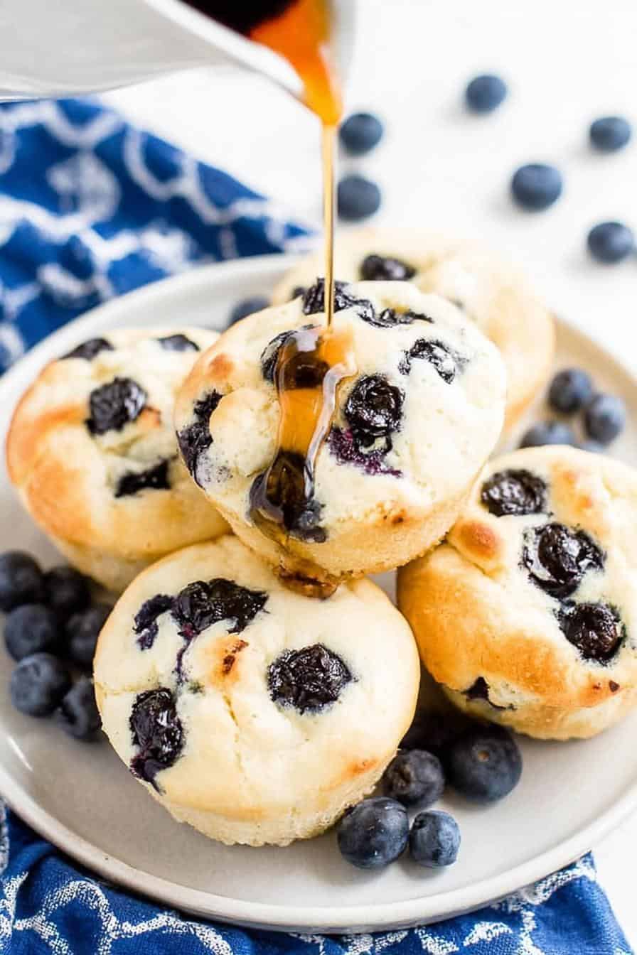 Blueberry pancake muffins recipe easy - detail 2
