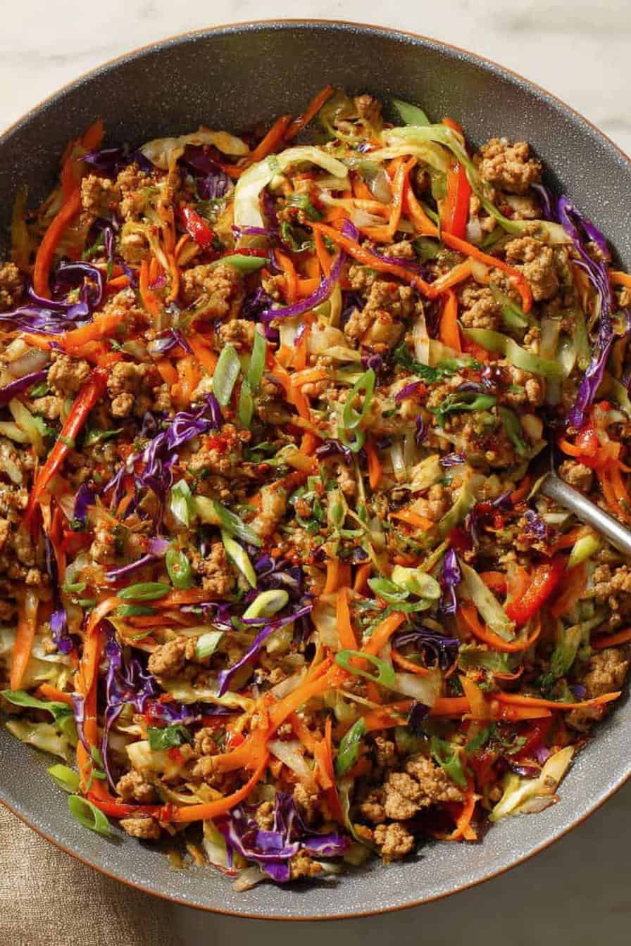 Easy Egg Roll Bowl - detail 2